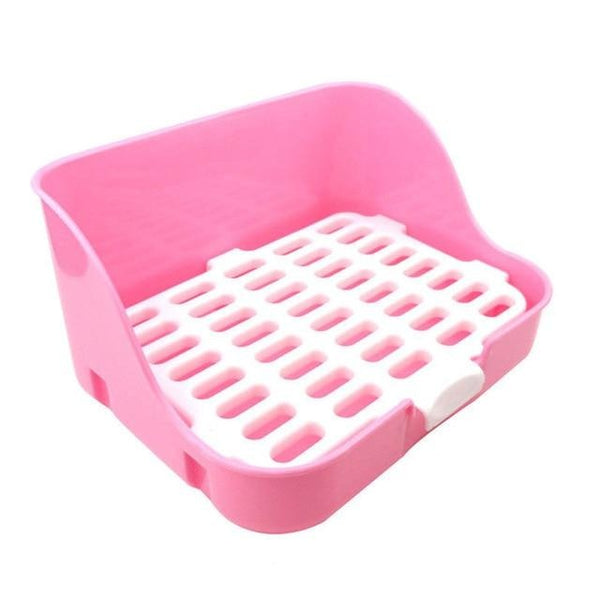 Μεγάλη Τετράγωνη Τουαλέτα για Κουνέλια – Αξεσουάρ Κλουβιού