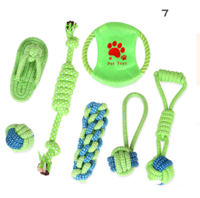 Jouets à mâcher dentaires en corde de coton pour chiens et chats