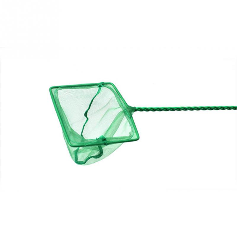 Portable Long Handle Square Fish Tank Cleaning Net