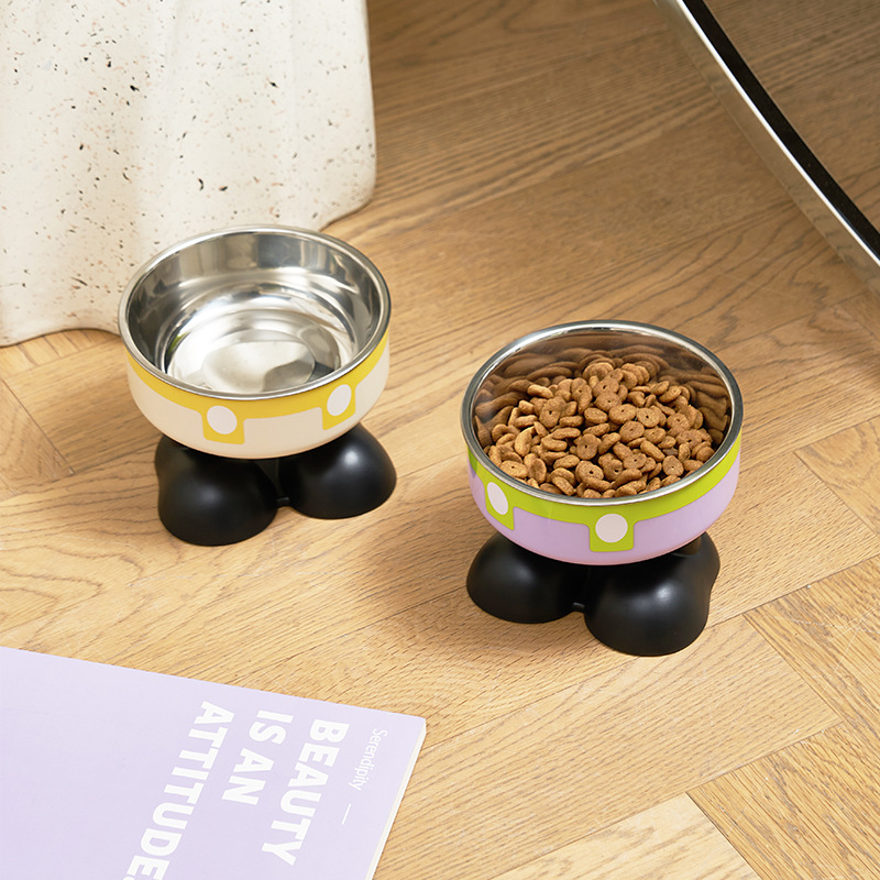 Cat Neck Protection Non-slip Anti-tumble Pet Bowl