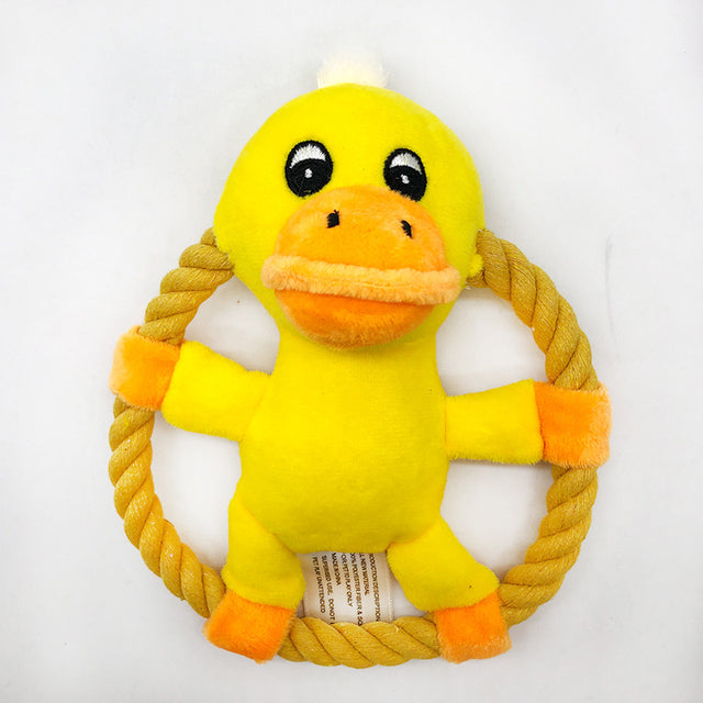 Cotton Rope Dog Toys – Cartoon Designs