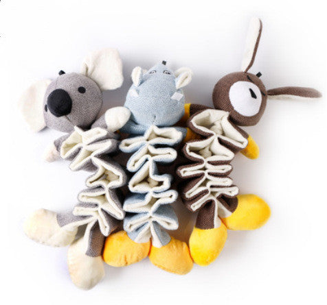 Plush Toy Dog Kangaroo Koala Hippo Cotton Linen Toy