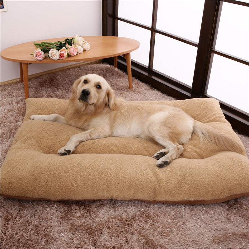 Large Warm Thick Dog Bed for Golden Retrievers