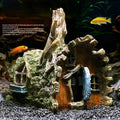 Imitation Tree Root Wooden House for Fish Tank Decor