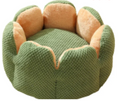Pumpkin Cat Nest Bed – Warm Plush Halloween Pet Mat, Four Seasons, S/M Sizes