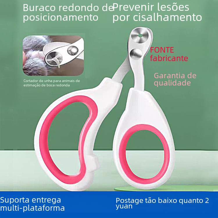 Cat Nail Clipper with Dual Holes for Easy Trimming