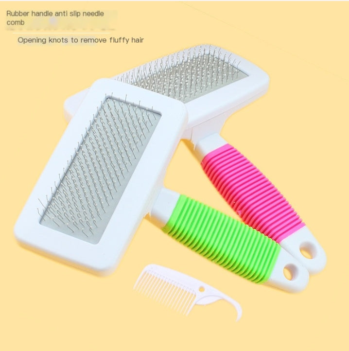 Pet Massage Steel Needle Comb with Handle