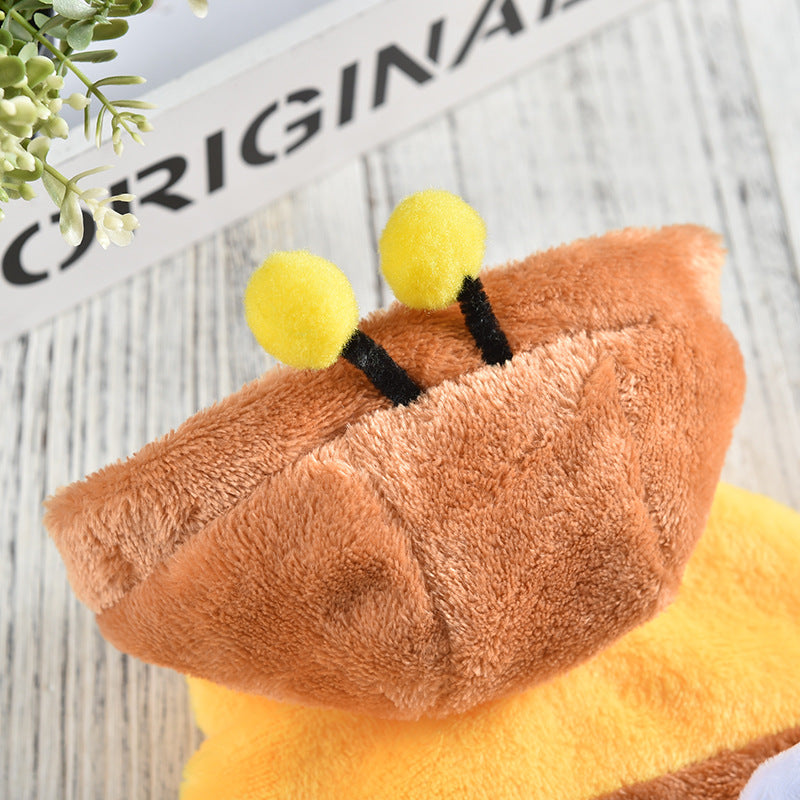 Pet Clothing for Fall/Winter - Bee Transformation Outfit