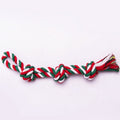 Interactive cotton rope dog toy for medium-sized dogs