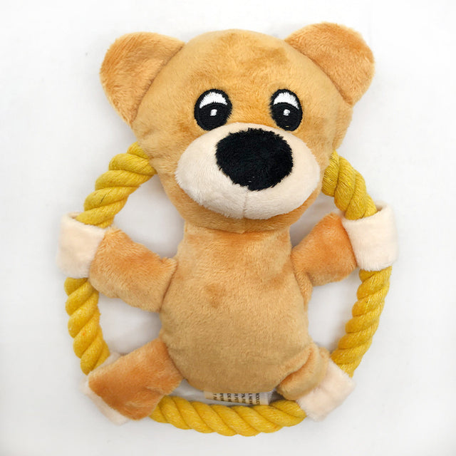 Cotton Rope Dog Toys – Cartoon Designs