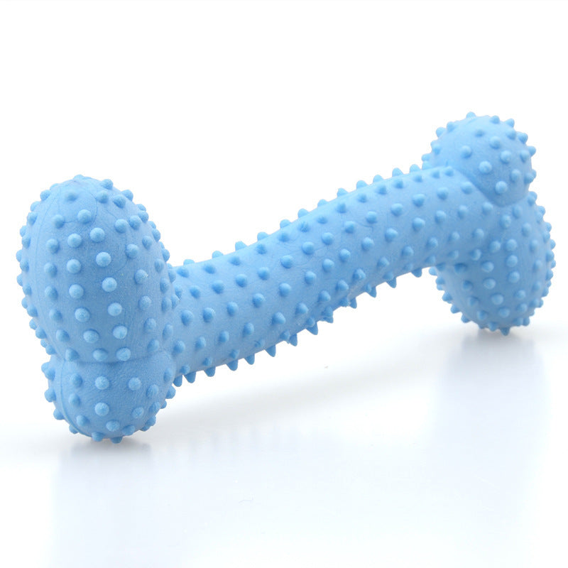 Dog TPR Milk Flavor Prickly Bone Teething Toy