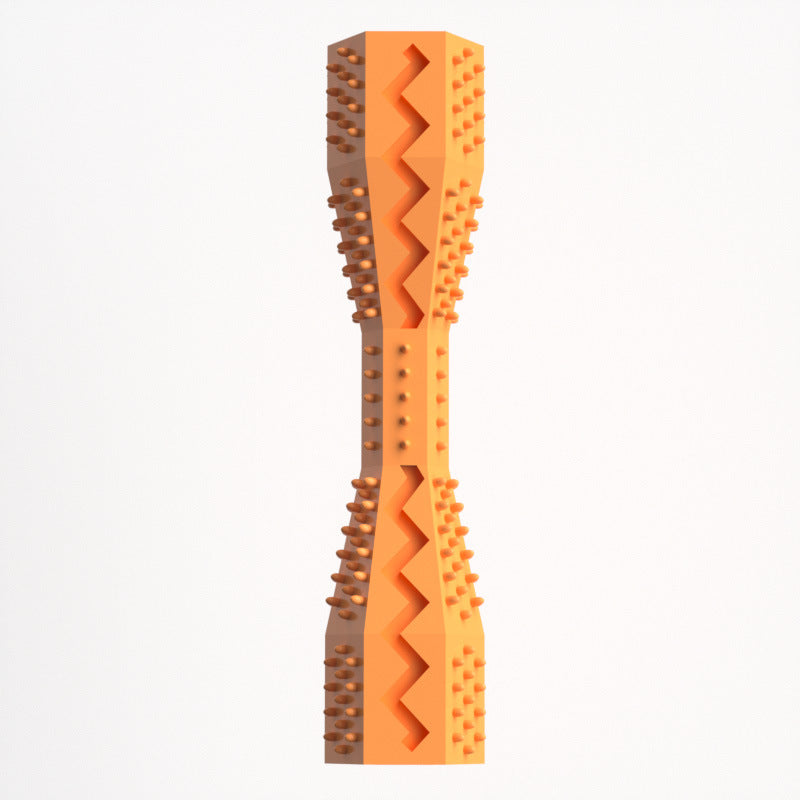 Dog chew toys and toothbrush for teeth cleaning