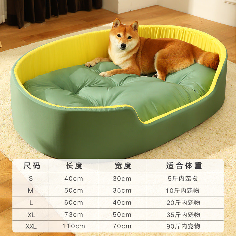 Washable Double-Sided Pet Bed for Dogs and Cats