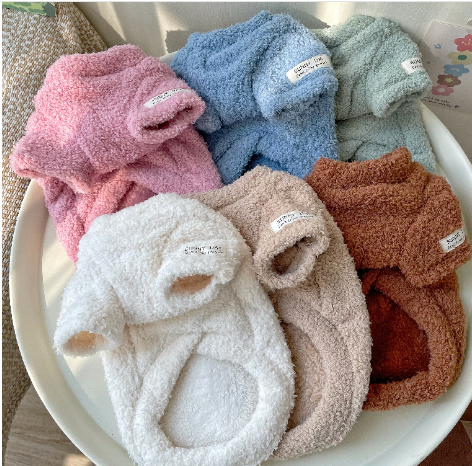 Double-Sided Thick Cloud Pet Clothes for Dogs and Cats