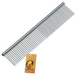 Puppies Professional Pet Grooming Comb | Rounded Stainless Steel Teeth