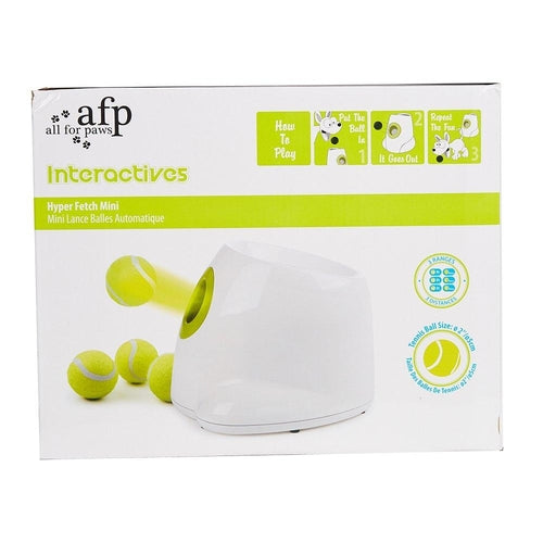 Hyper Fetch Mini Dog Ball Launcher - Automatic Interactive Indoor