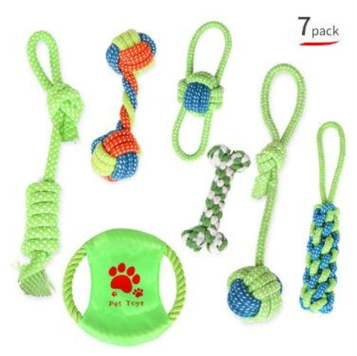 Multifunctional Pet Molar Bite Dog Toys Rubber Chew Ball Cleaning Teeth