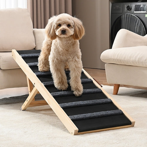 Dog Ramp, Folding Pet Ramp for Bed, Adjustable Dog Ramp for Small,