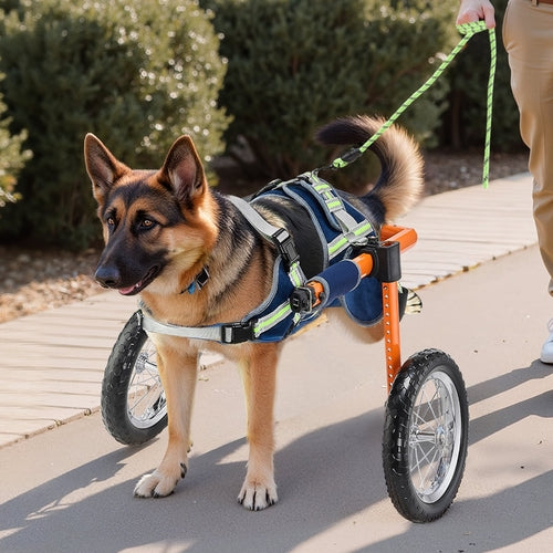 Dog Wheelchair for Back Legs, Lightweight 2 Wheels Pet Wheelchair,