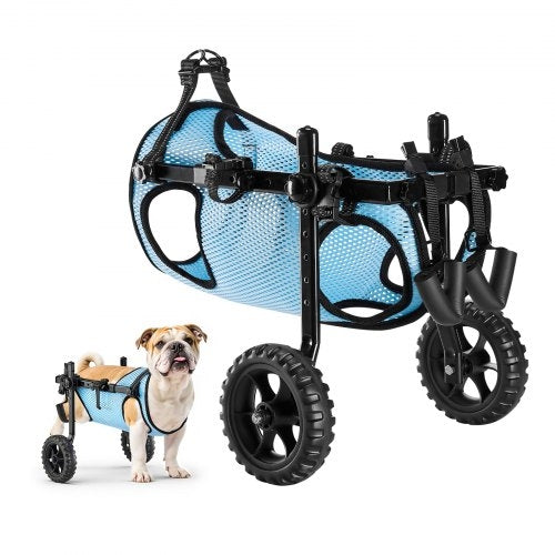 Dog Wheelchair for Back Legs, Adjustable 2 Wheels Pet Wheelchair,