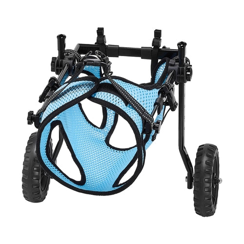 Dog Wheelchair for Back Legs, Adjustable 2 Wheels Pet Wheelchair,