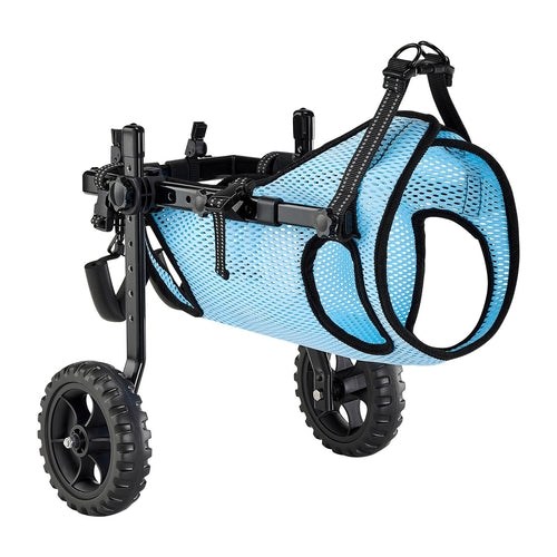 Dog Wheelchair for Back Legs, Adjustable 2 Wheels Pet Wheelchair,
