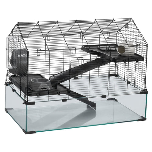 Hamster Cage, 360° Viewing Transparent Hamster Habitats, Small Animal