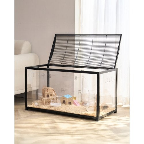 Hamster Cage, 360° Viewing Transparent Hamster Habitats, Small Animal