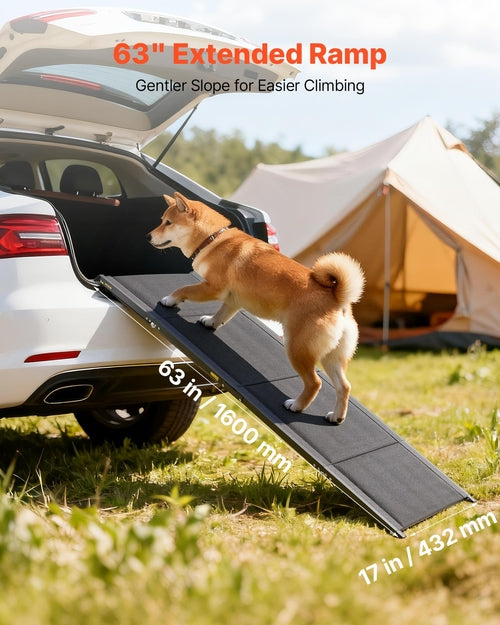 Dog Ramp for Cars, 160 x 43.2 cm, Folding Pet Ramps for Medium & Large