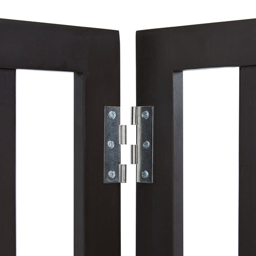 Free Standing Dog Gate, 24in H x 60in W Freestanding Pet Gate, 3