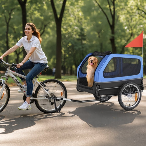 Dog Bike Trailer, Supports up to 40 kg, Pet Cart Bicycle Carrier for