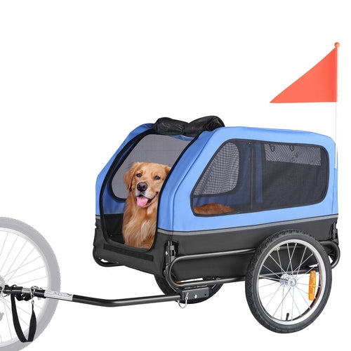 Dog Bike Trailer, Supports up to 40 kg, Pet Cart Bicycle Carrier for
