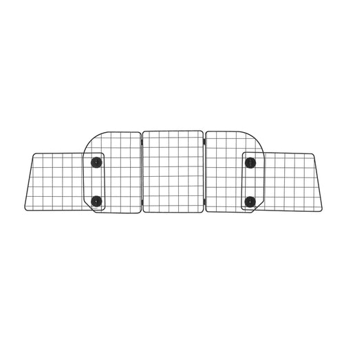 Dog Car Barrier, 36.6in-60in Adjustable Car Divider for Trunk Cargo