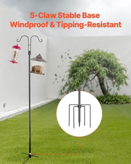Double Shepherds Hooks for Outdoor, 8 Pack 1950 mm Heavy Duty Bird
