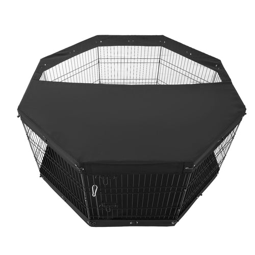 Dog Playpen, 8 Pcs 30inH x 24inW Panels Foldable Metal Pet Exercise