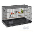 30 inch Bird Cage, Metal Large Parakeet Cages for Cockatiels Small