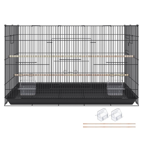 30 inch Bird Cage, Metal Large Parakeet Cages for Cockatiels Small